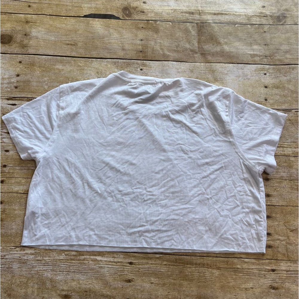 NWT Joah Brown T-Shirt in White in S/M - Picture 2 of 3